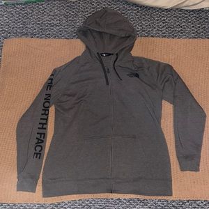 North face zip up hoodie XL